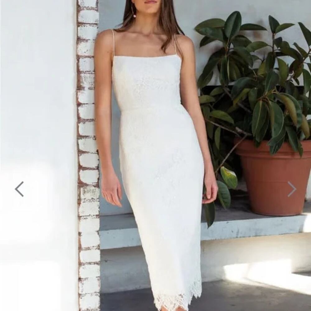 NEW Jenny Yoo Harley Dress Ivory Lace Boned Bodice Bridal Gown Size 8